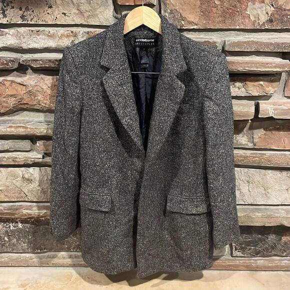 Vintage Liz Clairborne Collection Wool Blend Blazer - Picture 1 of 8